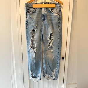 Zara distressed jeans.